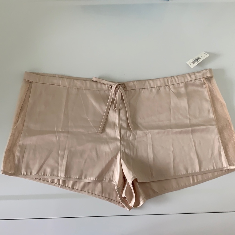 Satin lingerie shorts